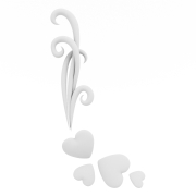 Narożnik z serduszkami