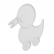 Zabawka kaczka na kółkach - 2