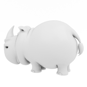 Kreskówkowy nosorożec - 2