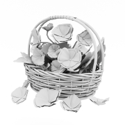 Bratki w koszyku - 2