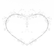 Girlanda w kształcie serca - wariant 1