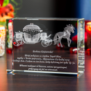 Szklany prezent na urodziny