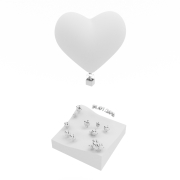 Balon w kształcie serca - 2