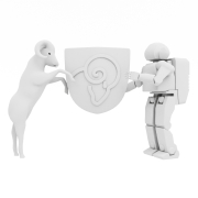 Asimo kozioł i robot - 1