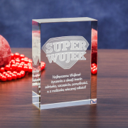 Statuetka 3D dla super wujka - 2