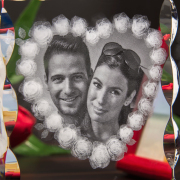 Fotokryształ w sercu z róż - 4