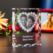 Fotokryształ w sercu z róż - 2