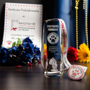 Statuetki 3D Przyjazna Łapka - 3