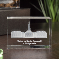 Statuetka 3D z ratuszem białostockim - 2