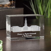 Statuetka 3D z ratuszem białostockim - 3