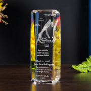 Statuetka 3D z modelem szkieletu dłoni