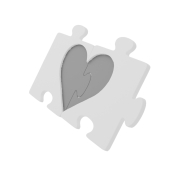 Puzle z sercem 3D - 2