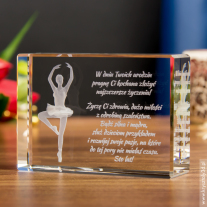 Baletnica 3D jako oryginalny prezent