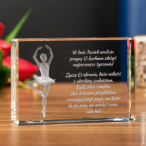 Baletnica 3D jako prezent dla dziewczynki