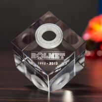 Statuetka 3D z logo Rolmet