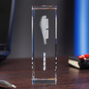 Statuetka 3D Super Szef - bok