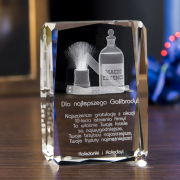 Statuetka 3D z okazji 10-lecia firmy