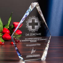 Statuetka z modelem 3D medycznego krzyża