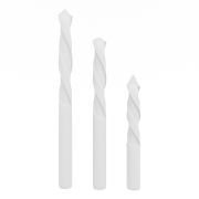 Render modelu 3D wierteł