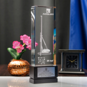 Statuetka 3D na 25 rocznicę działalności firmy AARSLEFF