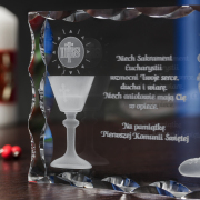 Szklana pamiątka komunii - 6
