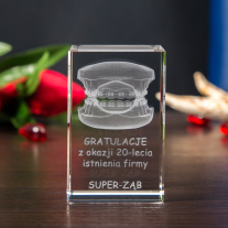 Statuetka 3D z okazji 20 rocznicy działalności firmy SUPER-ZĄB