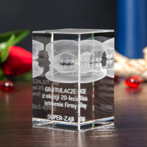 Statuetka 3D z okazji jubileuszu firmy SUPER-ZĄB