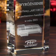 Wyróżnienie od Meble Popławscy - 2