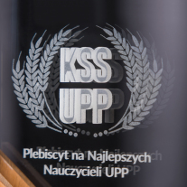 Nagroda 3D dla najlepszego nauczyciela - detal