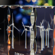 Statuetka 3D z okazji 25-lecia elektrowni wiatrowej #4