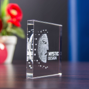 Statuetka 3D z logo Mystic Designe - 3