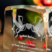 Statuetka 3D na prezent dla rodziców  - zbliżenie