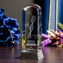Statuetka z modelem 3D DNA - corian