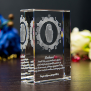 Statuetka3D zegar noworodka