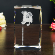 Silnik 3D - widok z boku na 11x7x7 cm