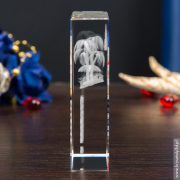 Słoneczna Plaża 3D - widok z boku na 12x9x3 cm