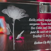 Róża Namiętności 3D prezent dla męża