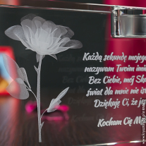 Róża Namiętności 3D prezent dla męża