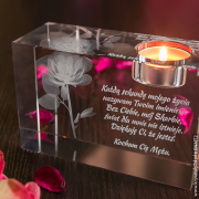 Róża Namiętności 3D prezent dla męża