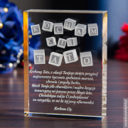 Klocki 3D » Kocham Cię Tato « - idealny prezent dla taty