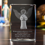 Anioł Stróż 3D na pamiątkę chrztu