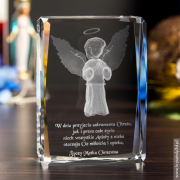 Anioł Stróż 3D jako pamiątka chrztu dla dziecka