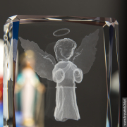 Anioł Stróż 3D - pamiątka Chrztu Świętego