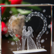 Para Młoda 3D » w Altance « widok z bliska na 12x9x3 cm prostą