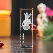 Pamiątka Chrztu Niebiańskie Aniołki 3D - 4