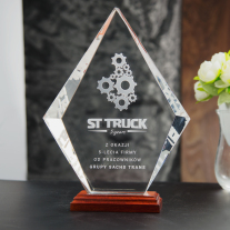 Statuetka 3D 5 rocznicę działalności ST Truck