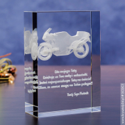 Motocykl Ścigacz 3D - prezent dla taty