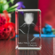 Róża 3D Elegancji prezent dla żony