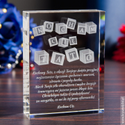 Klocki 3D » Kocham Cię Tato « - prezent na Dzień Taty