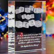 Statuetka 3D klocki kocham cię